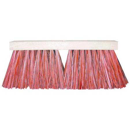Pferd 89351 16in Heavy Duty Street Broom Red Palmyra Fill, 5in Trim . 89351-PFERD